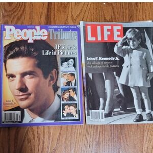 People Weekly & LIFE Commemorative Magazines JFK Jr. 1960-1999 Tribute Issue
